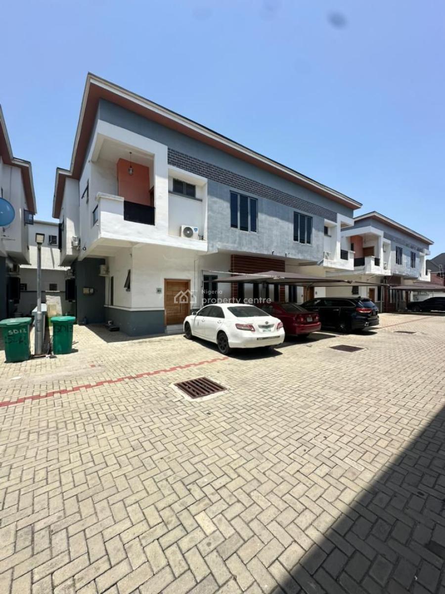 Luxury 4-bedroom Semi-detached Duplex with Excellent Facility, Chevron, Lekki, Lagos, Semi-detached Duplex for Rent