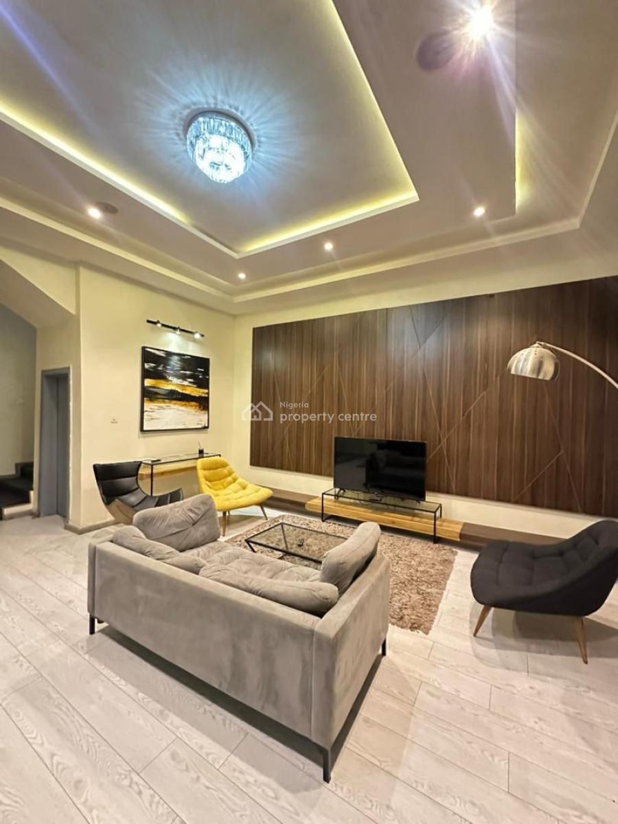 Luxury 4-bedroom Semi-detached Duplex with Excellent Facility, Chevron, Lekki, Lagos, Semi-detached Duplex for Rent