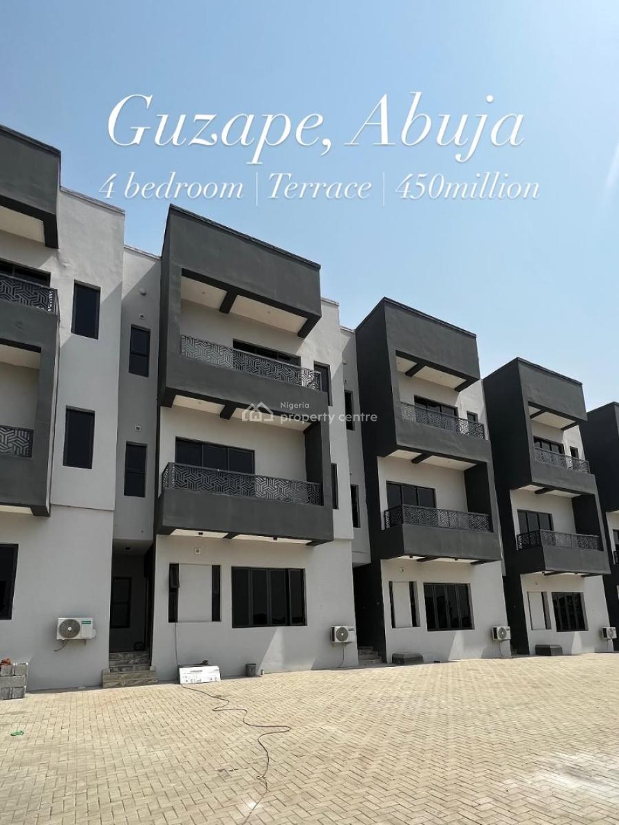 4 Bedroom Terrace Duplex, Guzape Abuja, Guzape District, Abuja, Terraced Duplex for Sale