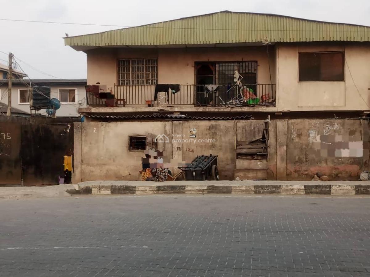 Block of Four Units of 3 Bedroom Flat, Ijeshatedo, Surulere, Lagos, Block of Flats for Sale