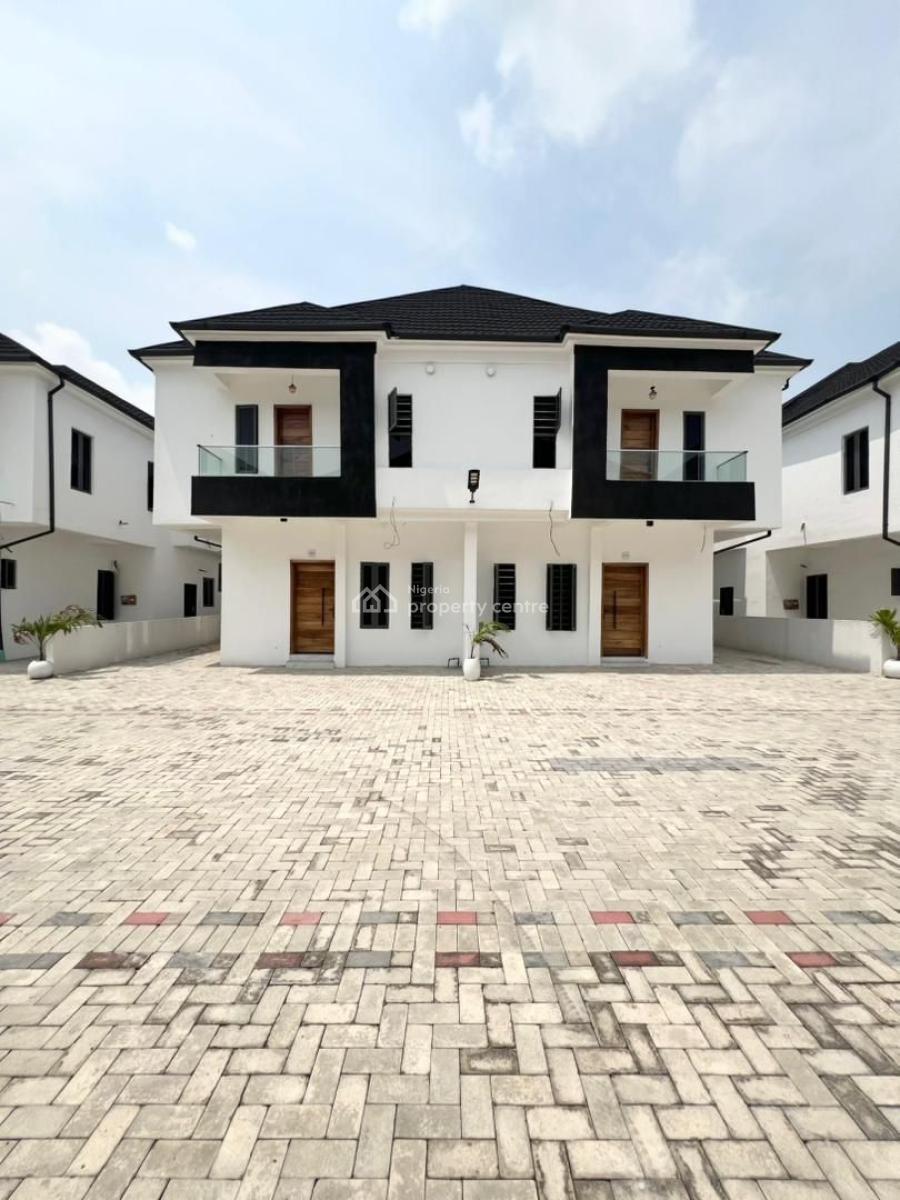 Stylish 4 Bedroom Semi Detached Duplex Detached + Bq, Vgc, Lekki, Lagos, Semi-detached Duplex for Sale