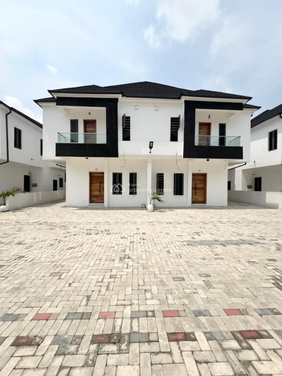 Stylish 4 Bedroom Semi Detached Duplex Detached + Bq, Vgc, Lekki, Lagos, Semi-detached Duplex for Sale