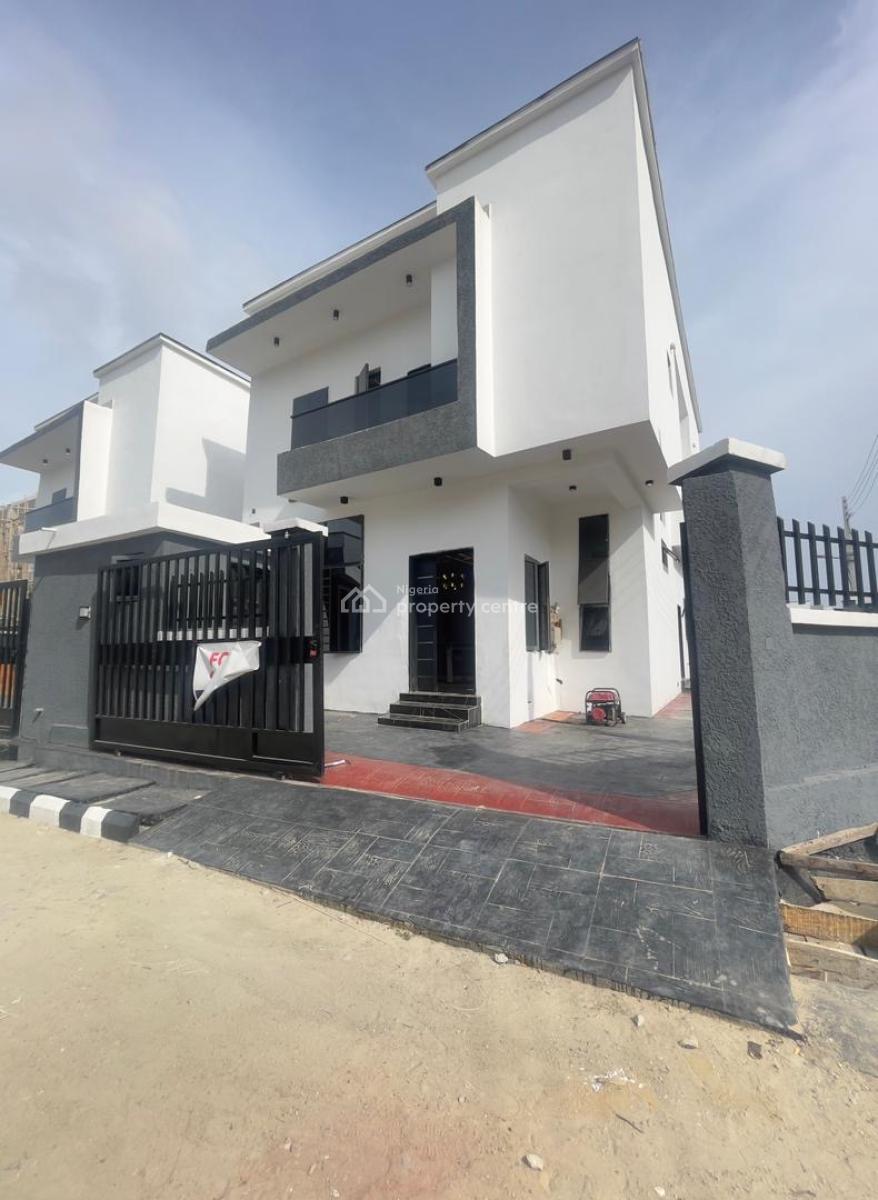 Luxury 4 Bedroom Fully Detached Duplex with a Spacious Living Room, Sangotedo Ajah, Lekki, Lagos, Detached Duplex for Sale