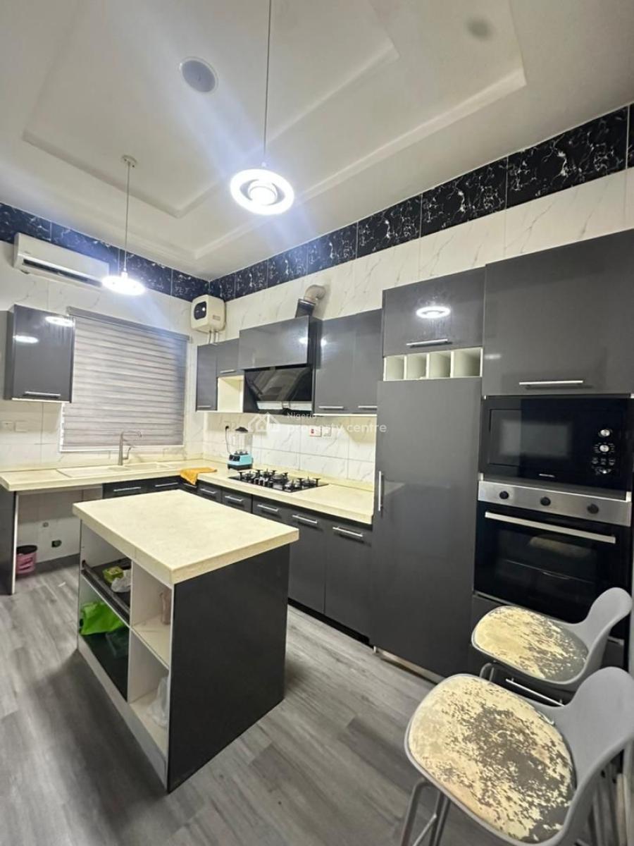 Furnished 4-bedroom Semi-detached Duplex with Bq, Chevron, Lekki, Lagos, Semi-detached Duplex for Rent