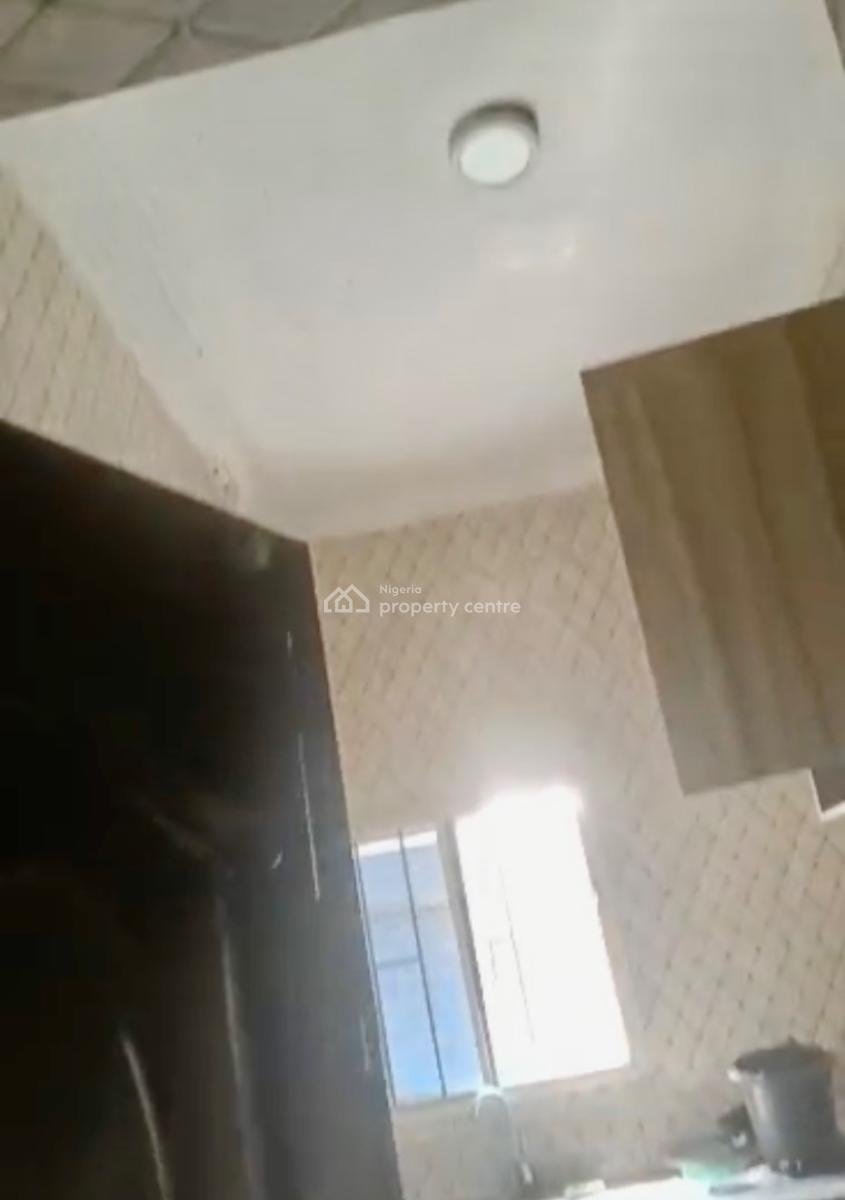 Spacious Upstairs with 2 Toilets: P O P Roof, By The Interlocked Road, Ogombo, Ajah, Lagos, Mini Flat (room and Parlour) for Rent