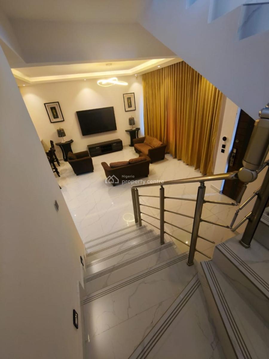 Fully Furnished 4 Bedrooms Terraced Duplex with Bq, Lekki Phase 1, Lekki, Lagos, Terraced Duplex for Rent