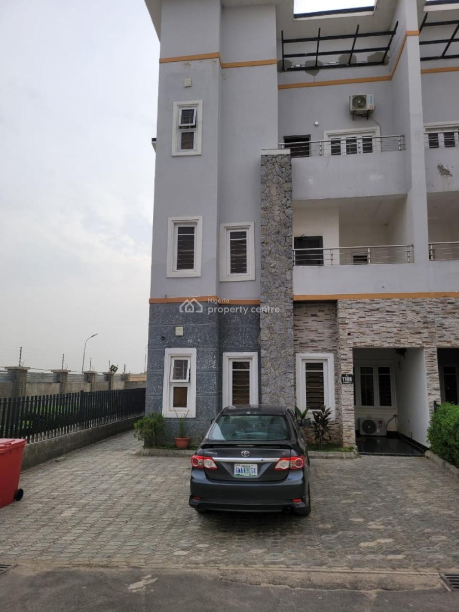 a Furnished 4-bedroom Terraced Duplex with 1bq, Peach Ville Estate, Behind Kings Court Estate, Dakibiyu, Abuja, Terraced Duplex for Rent