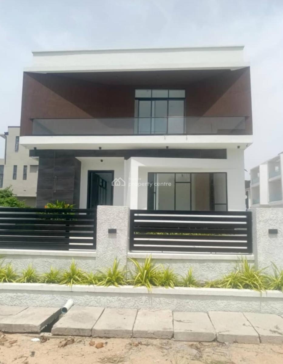 Stunning Newly 5bedroom Fully Detached Duplex + Bq in a Secure Estate, Lekki County Ikota, Lekki, Lagos, Detached Duplex for Sale