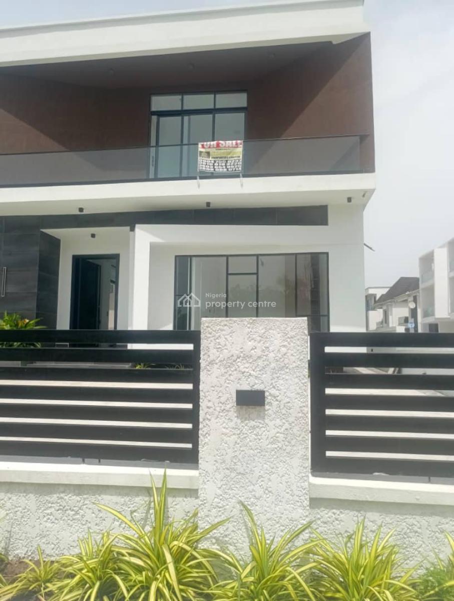 Stunning Newly 5bedroom Fully Detached Duplex + Bq in a Secure Estate, Lekki County Ikota, Lekki, Lagos, Detached Duplex for Sale