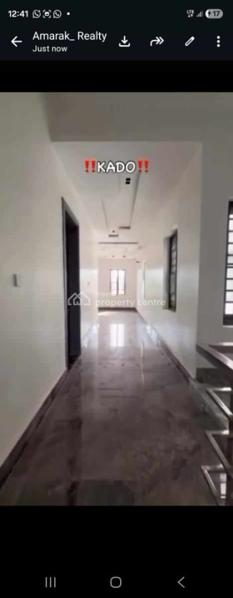 Luxury New 7bedroom Detached Duplex with Bq Tarred Rd, By Kado Estate, Kado, Abuja, Semi-detached Duplex for Rent