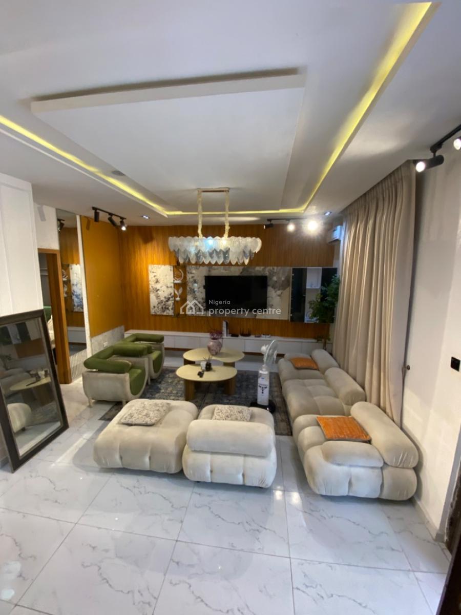 Furnished 4 Bedrooms Terrace Duplex, Orchid Road -gated Estate, Lekki Phase 2, Lekki, Lagos, Terraced Duplex for Rent