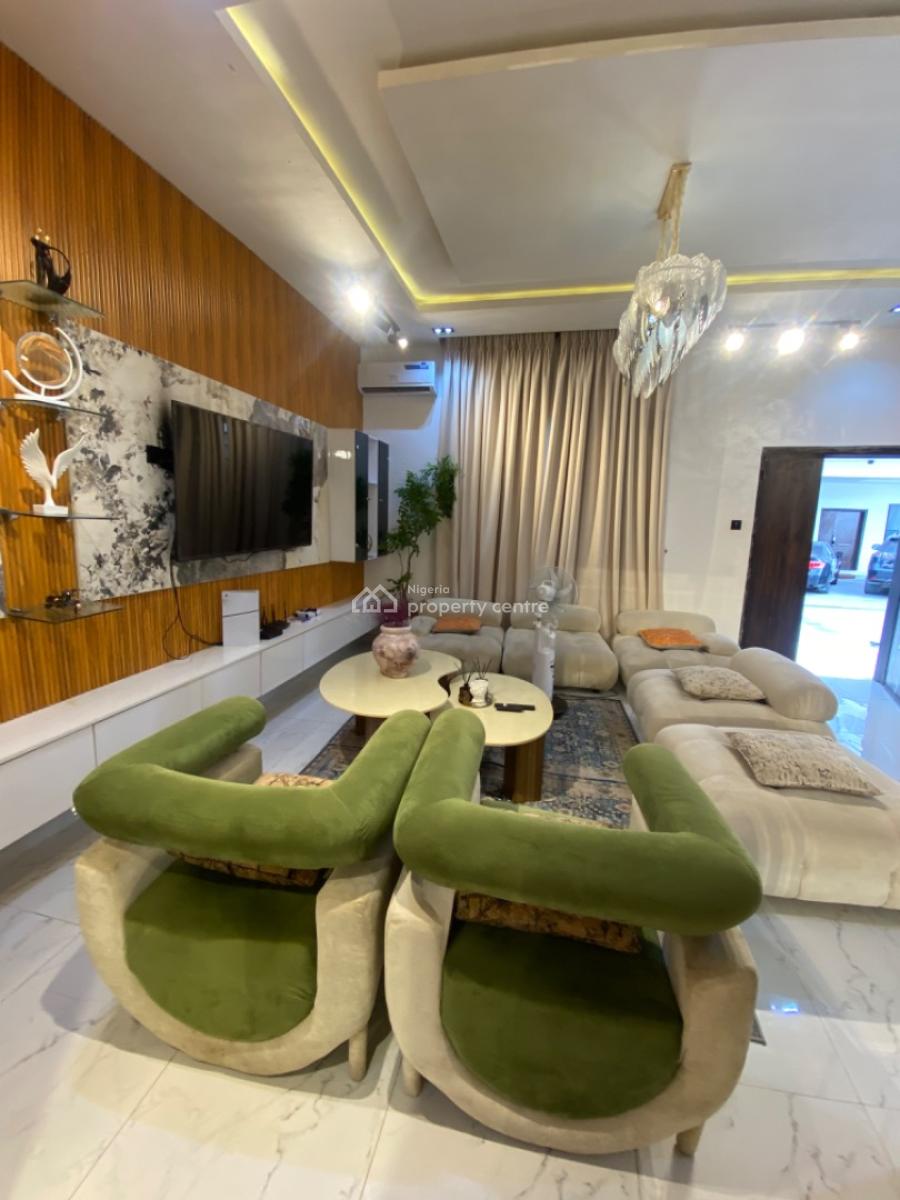 Furnished 4 Bedrooms Terrace Duplex, Orchid Road -gated Estate, Lekki Phase 2, Lekki, Lagos, Terraced Duplex for Rent