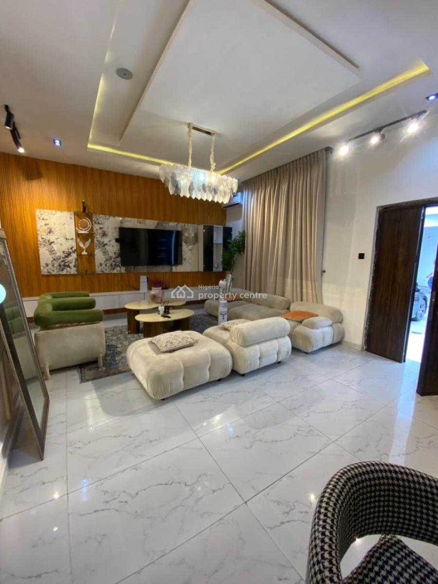 Furnished 4 Bedrooms Terrace Duplex, Orchid Road -gated Estate, Lekki Phase 2, Lekki, Lagos, Terraced Duplex for Rent