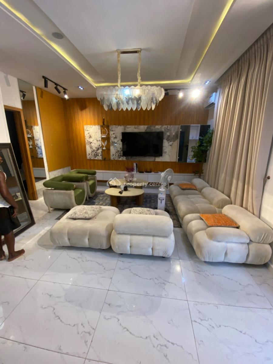 Furnished 4 Bedrooms Terrace Duplex, Orchid Road -gated Estate, Lekki Phase 2, Lekki, Lagos, Terraced Duplex for Rent