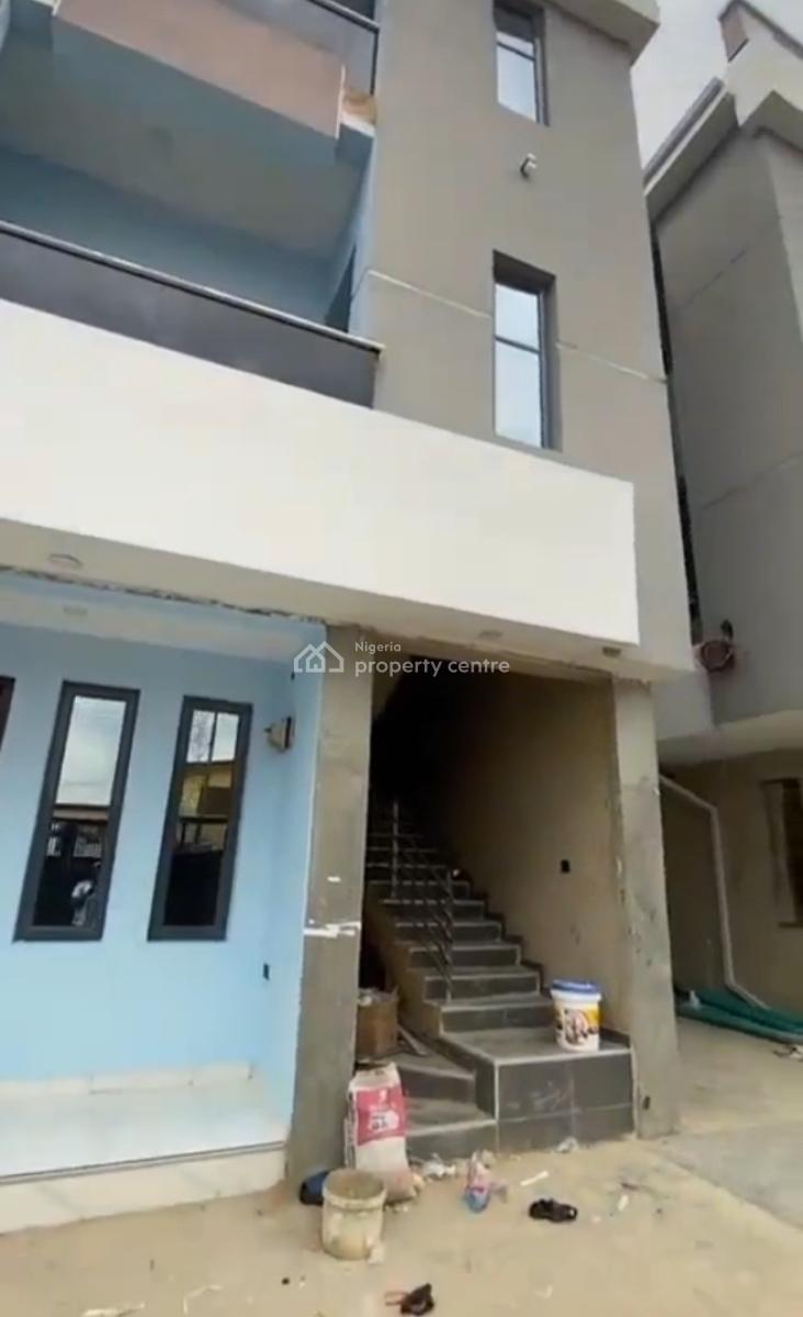 Newly Built 2 Bedrooms, Upstairs and Ground Flats, Sawmill, New Garage, Gbagada, Lagos, House for Sale