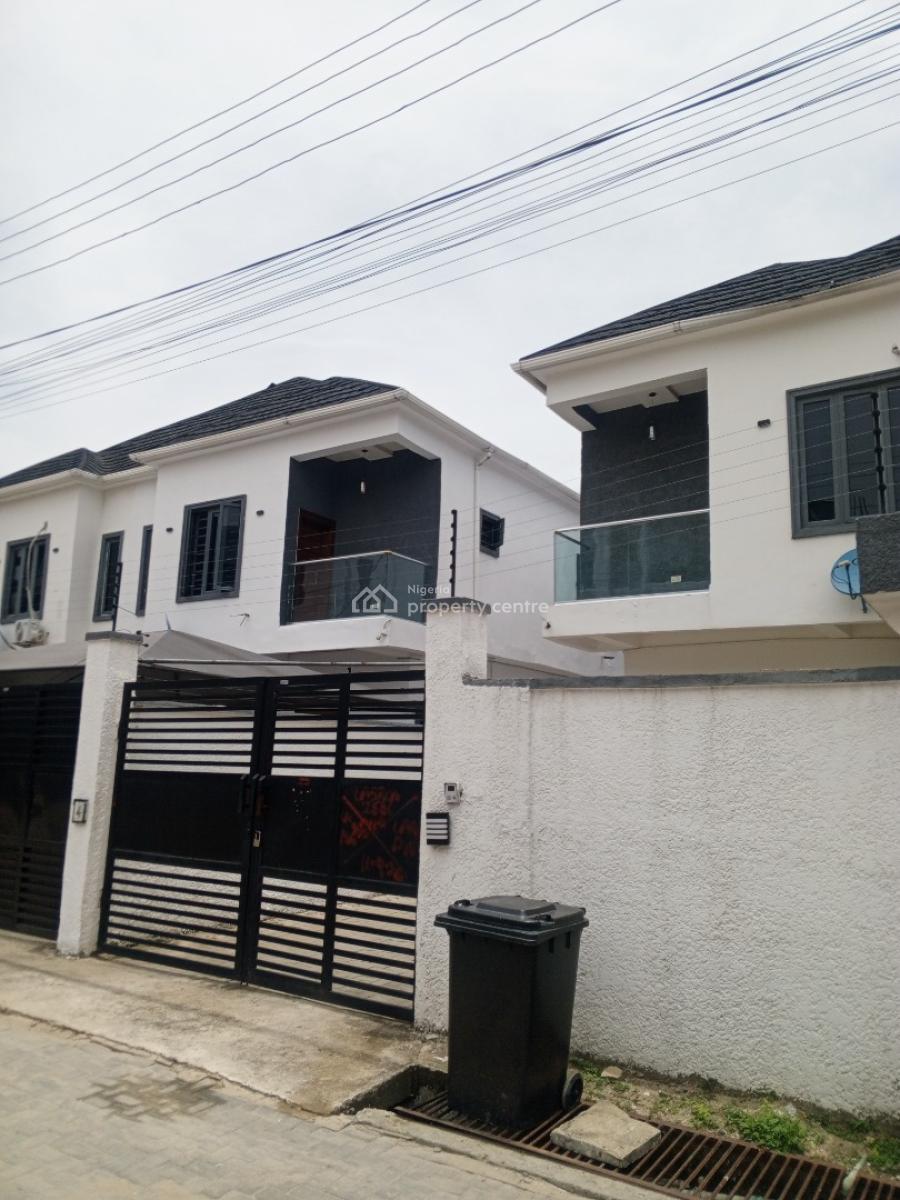 Self Service4 Bedroom Semi Detached House with Bq in a Secured Estate, Ikate Elegushi, Lekki, Lagos, Semi-detached Duplex for Rent