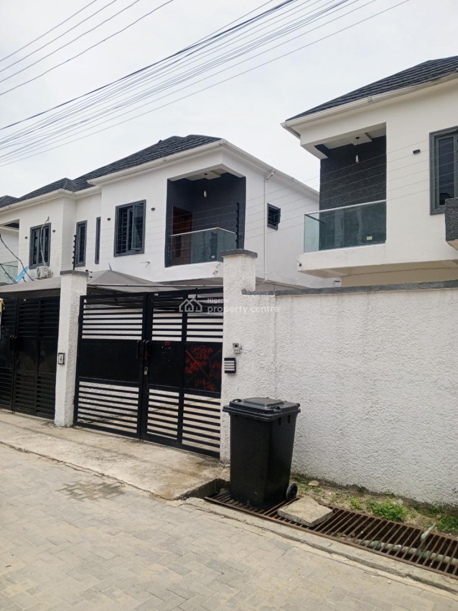 Self Service4 Bedroom Semi Detached House with Bq in a Secured Estate, Ikate Elegushi, Lekki, Lagos, Semi-detached Duplex for Rent
