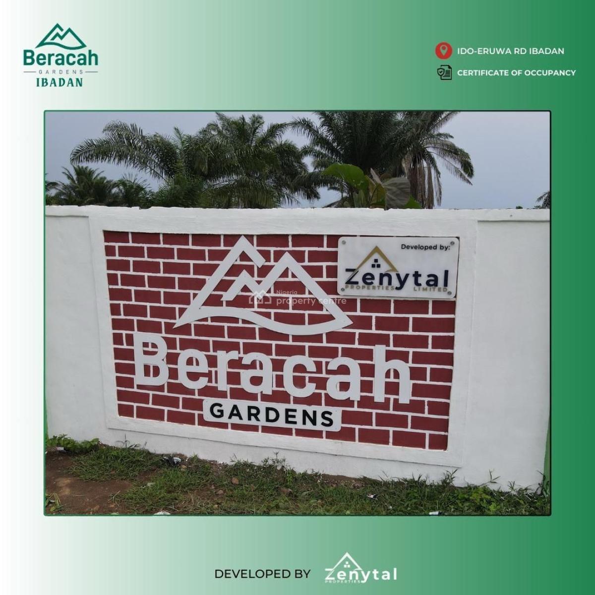 C of O, Berracah Estate, Ibadan, Oyo, Residential Land for Sale