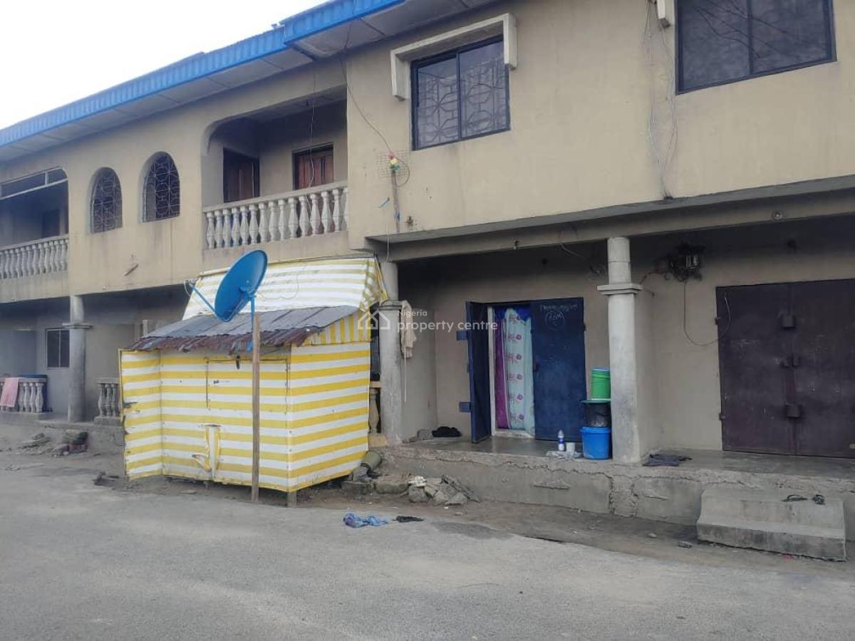 Duplex with 2 Units of 3 Bedroom Flat, 4 Selfcon and 2 Shops, Jacob’s Street, Ibeno, Akwa Ibom, Terraced Duplex for Sale