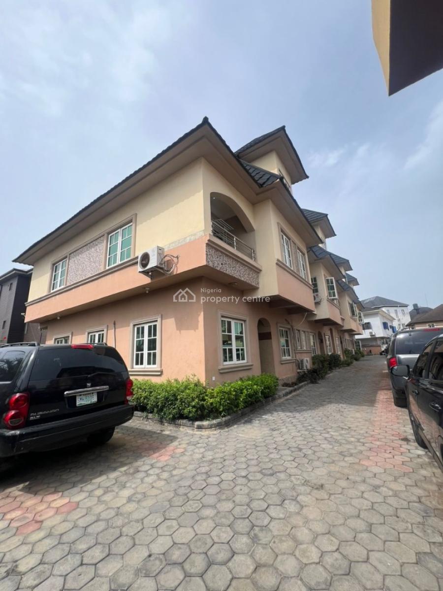 Premium Luxury 4bedroom Terrace Duplex with Bq in a Secure Estate, Lekki County Ikota, Lekki, Lagos, Terraced Duplex for Rent