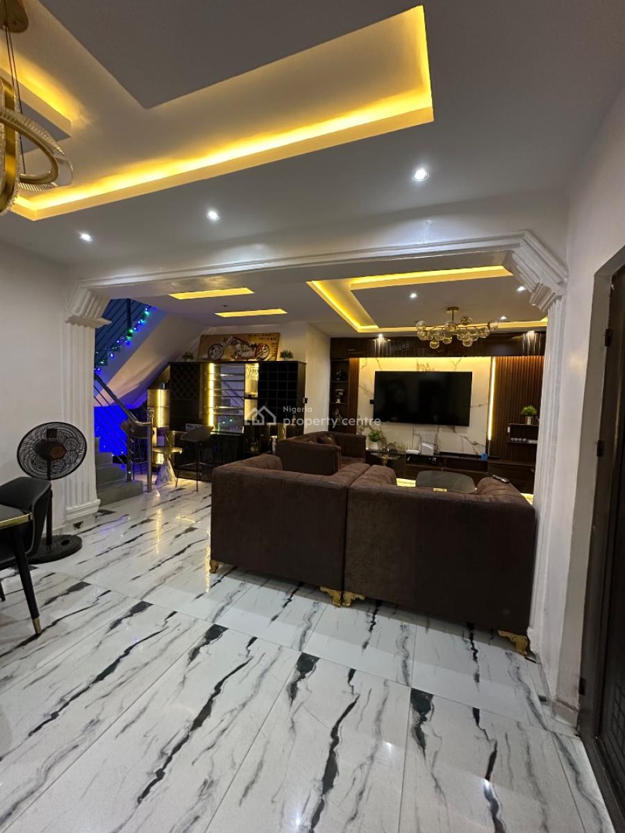 Exclusively Designed 4 Bedroom, Oakland Estate, Sangotedo, Ajah, Lagos, Semi-detached Duplex Short Let