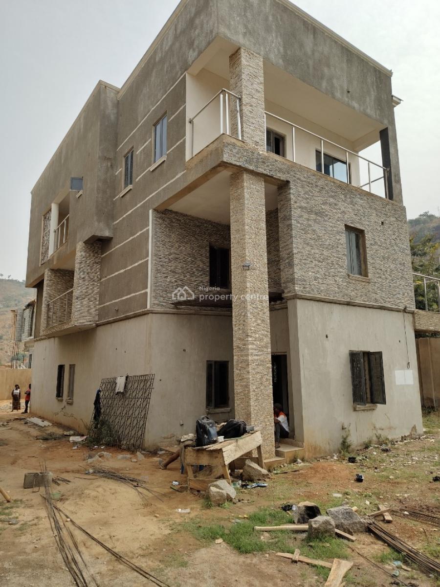 3 Units of 5 Bedroom Detached Houses with a Vacant Land, Off Aminu Sale Road, Katampe Extension, Katampe, Abuja, Detached Duplex for Sale