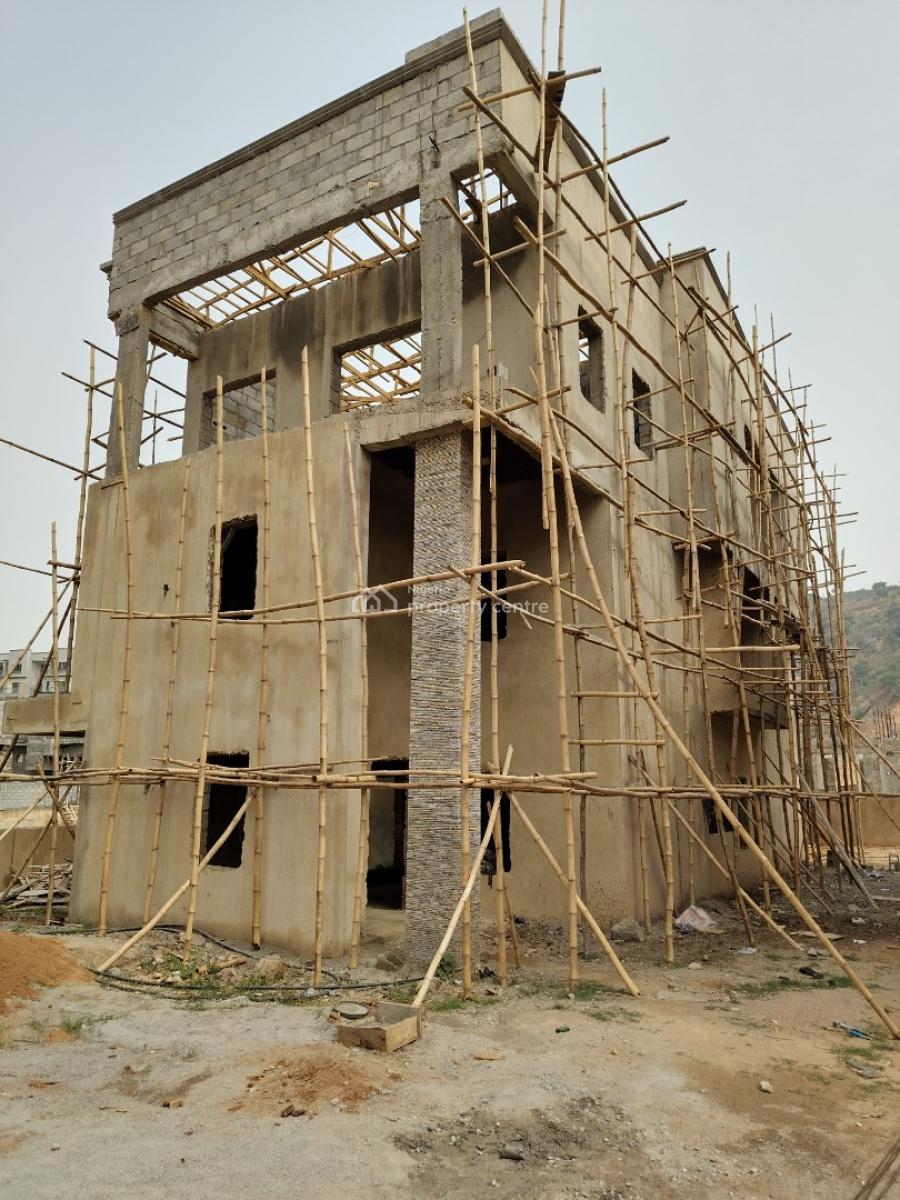 3 Units of 5 Bedroom Detached Houses with a Vacant Land, Off Aminu Sale Road, Katampe Extension, Katampe, Abuja, Detached Duplex for Sale