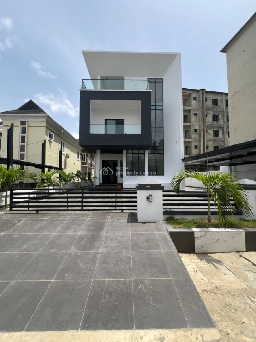 Stunning Newly Built 6 Bedroom Fully Detached Duplex + Pool,gym & Ci, Lekki County Ikota, Lekki, Lagos, Detached Duplex for Sale