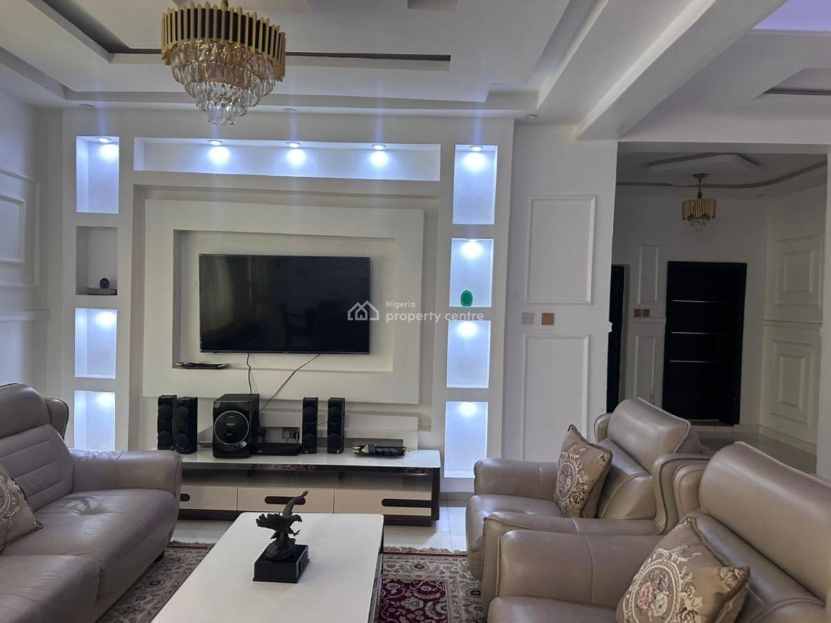 Fully Furnished 4 Bedroom Semi-detached Serviced Duplex with B/q, Horizon 2 Estate Meadow Hall Road By Coastal Road, Ikate, Lekki, Lagos, Semi-detached Duplex for Sale
