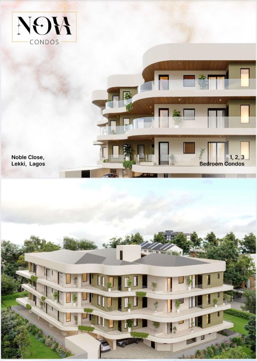 Off-plan 1,2 &3 Bedroom Apartments, Whitesand Road, Noble Close, Lekki, Lagos, Flat / Apartment for Sale