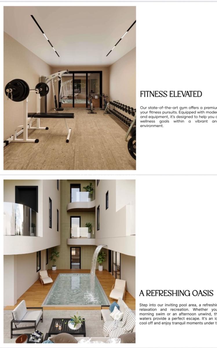 Off-plan 1,2 &3 Bedroom Apartments, Whitesand Road, Noble Close, Lekki, Lagos, Flat / Apartment for Sale