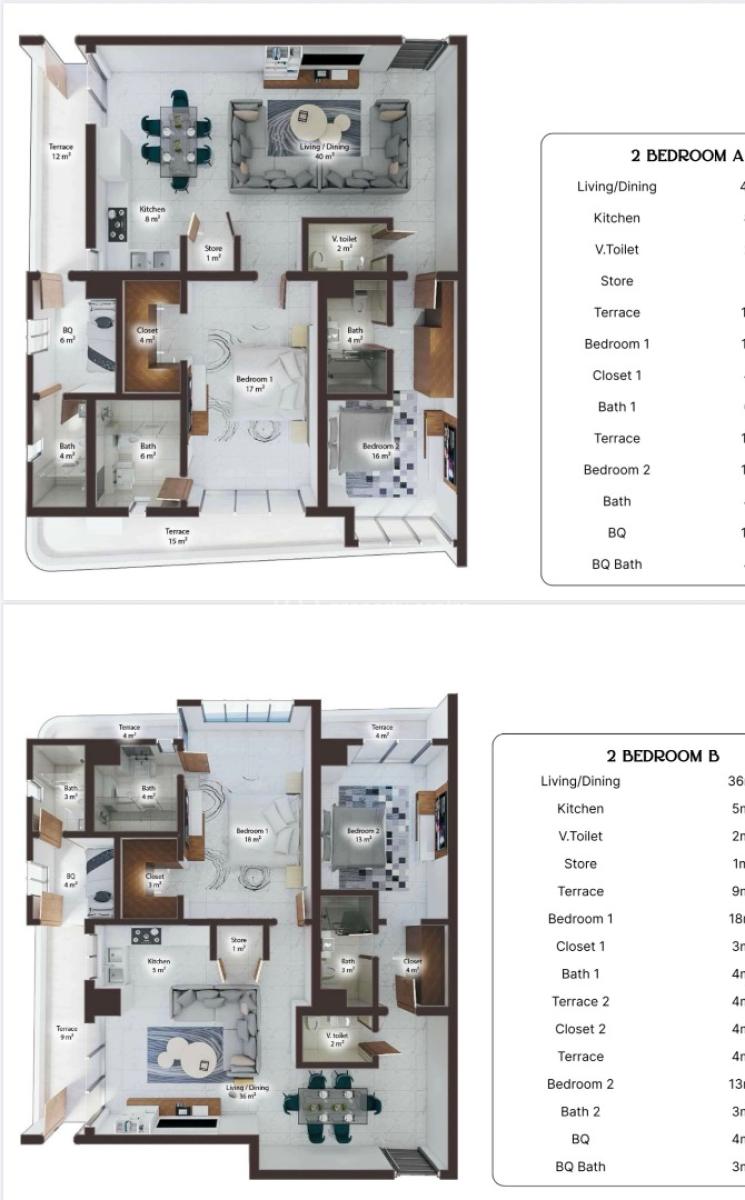 Off-plan 1,2 &3 Bedroom Apartments, Whitesand Road, Noble Close, Lekki, Lagos, Flat / Apartment for Sale