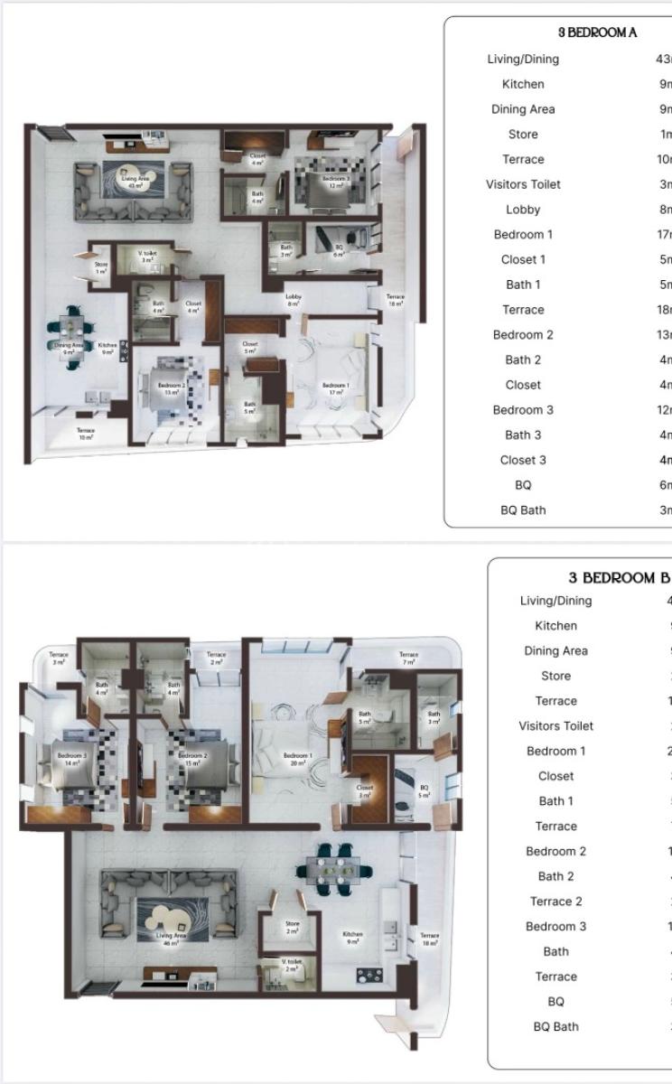 Off-plan 1,2 &3 Bedroom Apartments, Whitesand Road, Noble Close, Lekki, Lagos, Flat / Apartment for Sale