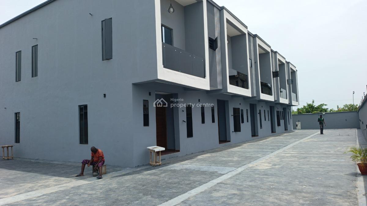 New 4 Bedroom Terrace Duplex with Bq, Abraham Adesanya Road, Ajah, Lagos, Terraced Duplex for Sale