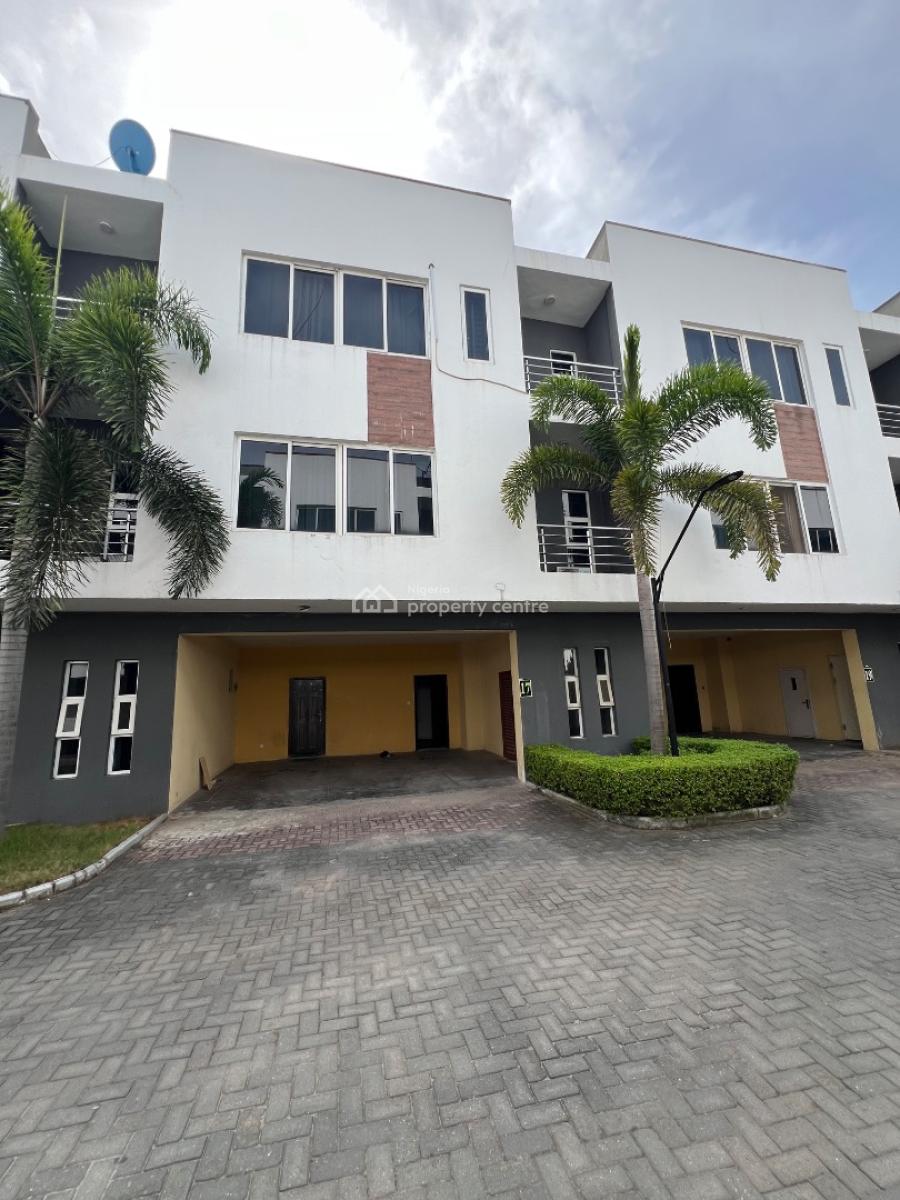 Furnished 3 Bedroom Terraced +bq, Osapa, Lekki, Lagos, Terraced Duplex for Rent