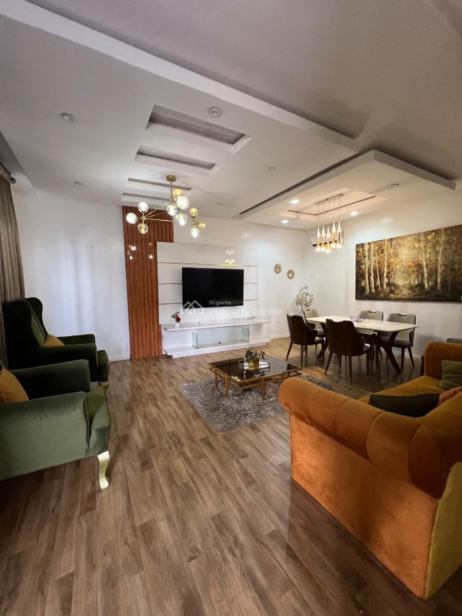 Furnished 3 Bedroom Terraced +bq, Osapa, Lekki, Lagos, Terraced Duplex for Rent