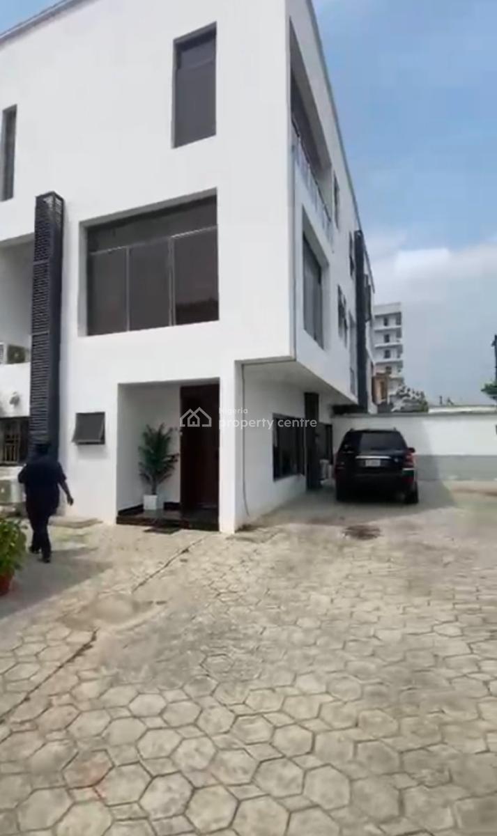 4-bedroom Semi-detached House with Two (2) Bq and Security House, Oniru, Victoria Island (vi), Lagos, Semi-detached Duplex for Sale