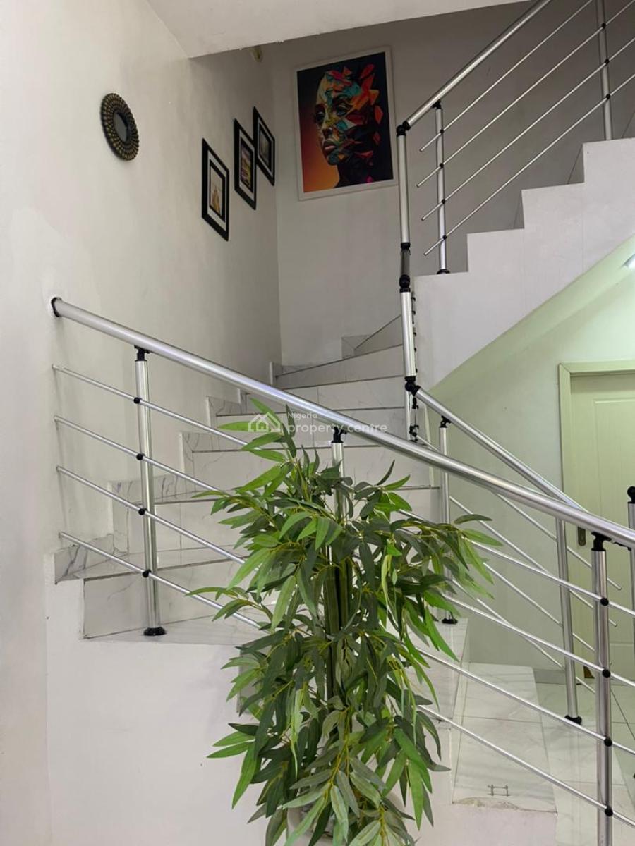 Spacious Fully Furnished 4 Bedroom Semi Detached Duplex, Chevron Drive, Lekki-lagos, Lekki Phase 2, Lekki, Lagos, Semi-detached Duplex for Rent