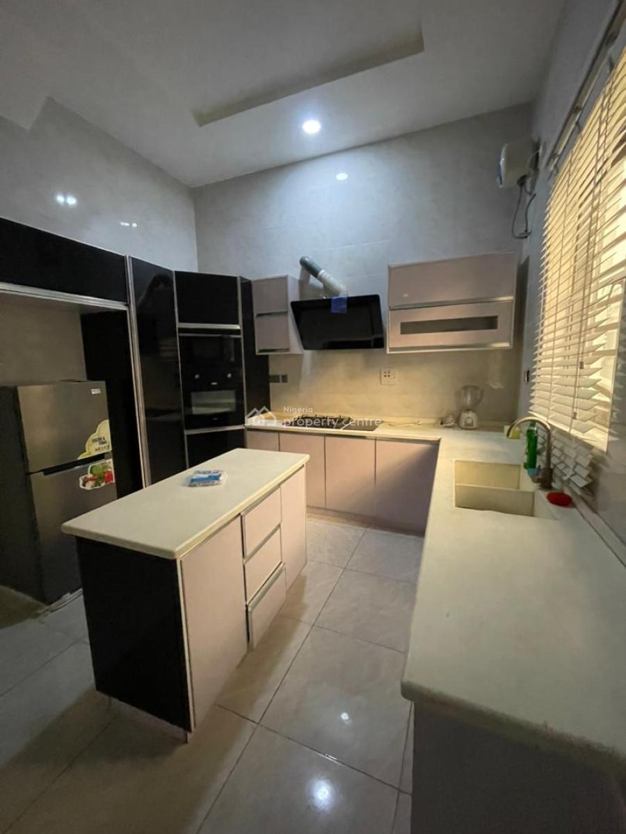 Spacious Fully Furnished 4 Bedroom Semi Detached Duplex, Chevron Drive, Lekki-lagos, Lekki Phase 2, Lekki, Lagos, Semi-detached Duplex for Rent
