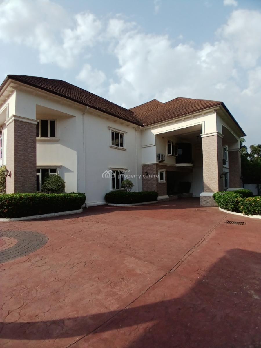 Fully Furnished 6 Bedroom Mansion with 1 Bedroom Guest Chalet with Swimming Pool, Diplomatic Zone, Asokoro District, Abuja, Detached Duplex for Sale