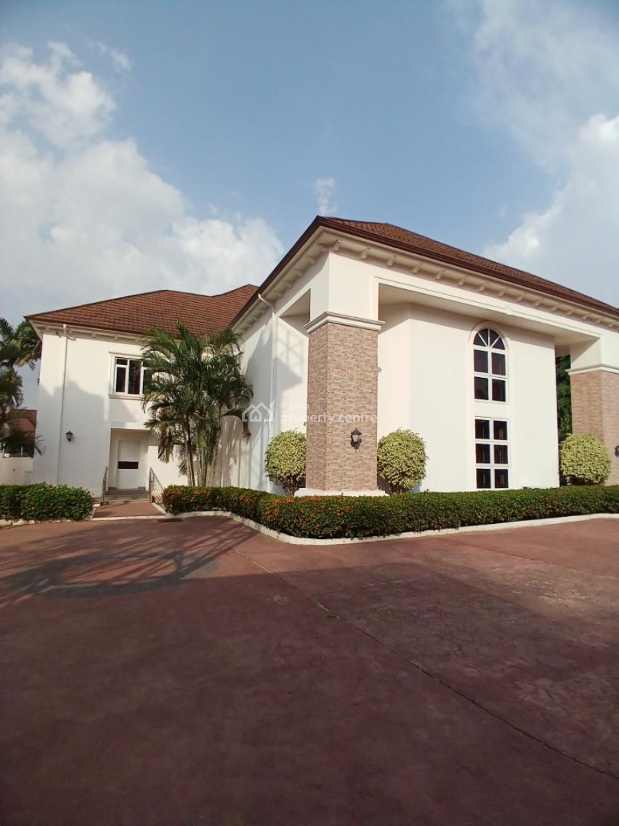 Fully Furnished 6 Bedroom Mansion with 1 Bedroom Guest Chalet with Swimming Pool, Diplomatic Zone, Asokoro District, Abuja, Detached Duplex for Sale
