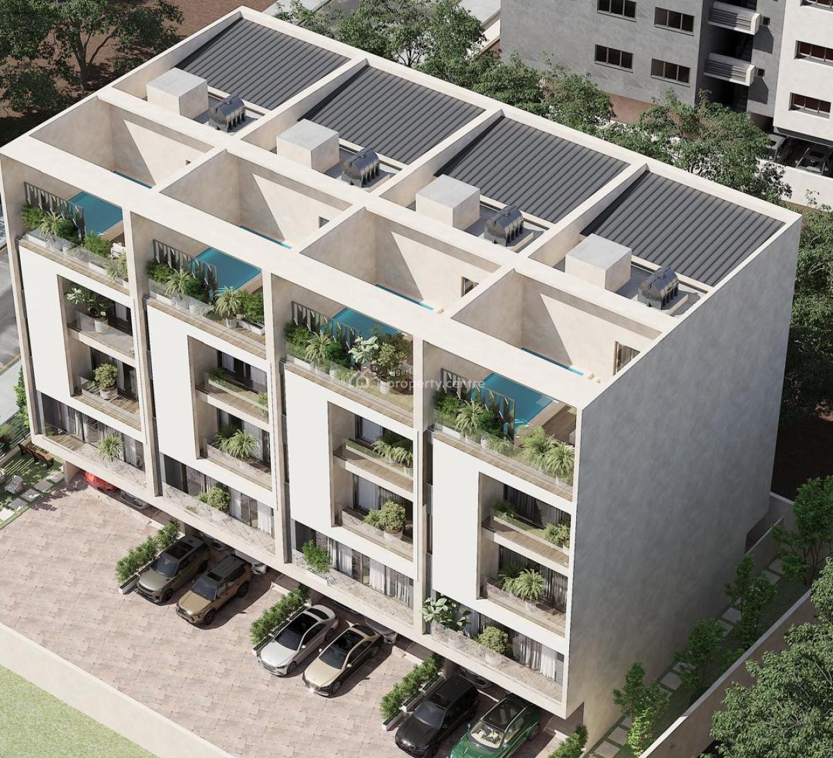 4 Bed Private Elevator Private Gym Roof Garden Private Pool, Offplan, Banana Island, Ikoyi, Lagos, House for Sale