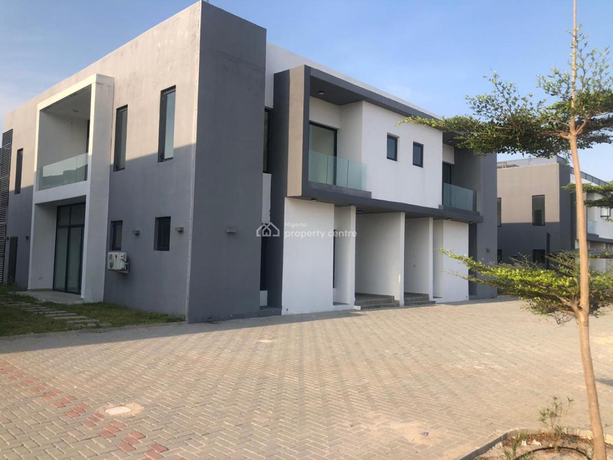 Luxury 5 Bedroom Semi Detached House with Bq in a Service Estate, Maiyegun Estate on Costal Road, Ologolo, Lekki, Lagos, Semi-detached Duplex for Rent