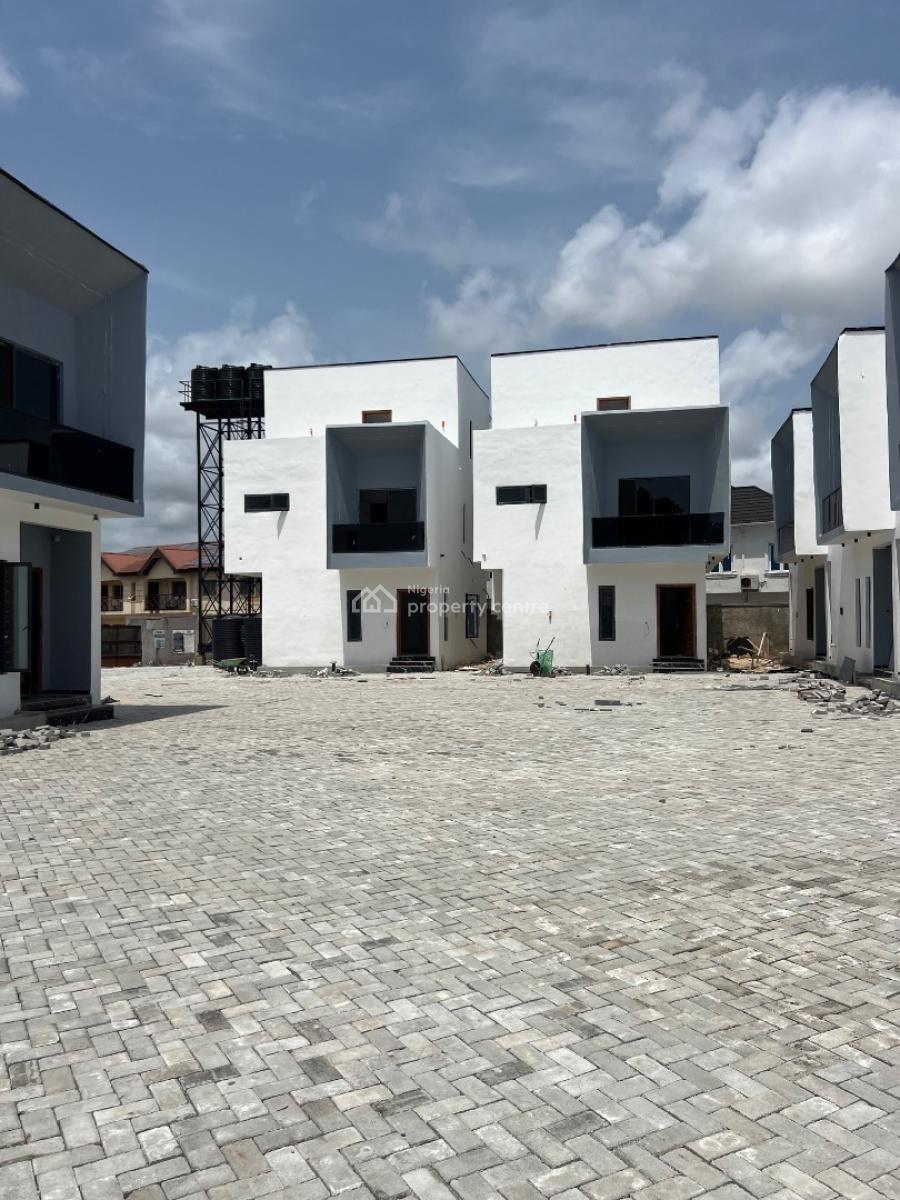 Newly Built 3 Bedroom Smart Terrace, Inside Olive Park Eatate, Sangotedo, Ajah, Lagos, Terraced Duplex for Sale