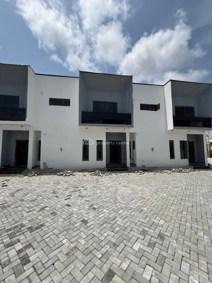 Newly Built 3 Bedroom Smart Terrace, Inside Olive Park Eatate, Sangotedo, Ajah, Lagos, Terraced Duplex for Sale