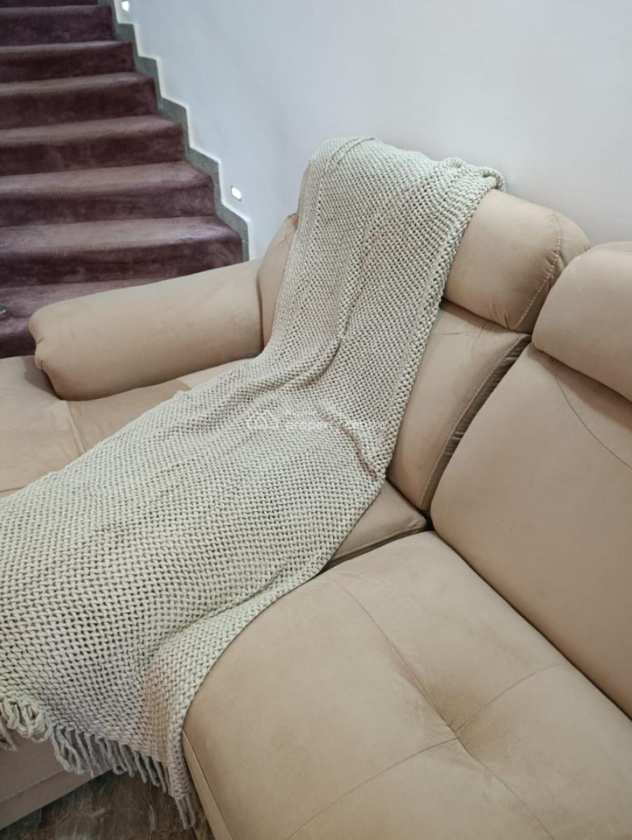 Furnished and Serviced 4 Bedroom Terrace Duplex with Bq, Katampe Extension, Katampe, Abuja, Terraced Duplex for Rent