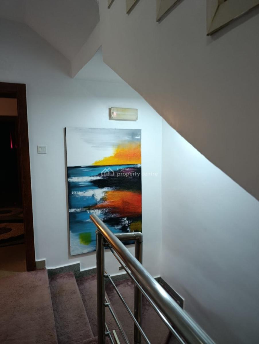 Furnished and Serviced 4 Bedroom Terrace Duplex with Bq, Katampe Extension, Katampe, Abuja, Terraced Duplex for Rent