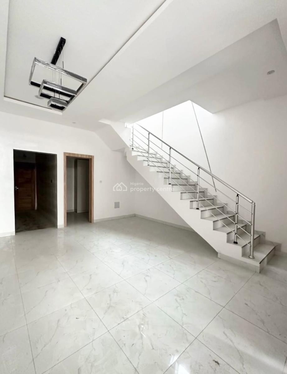 Contemporary 4 Bedroom Terrace Duplex with Bq, Chevron, Lekki, Lagos, Terraced Duplex for Sale