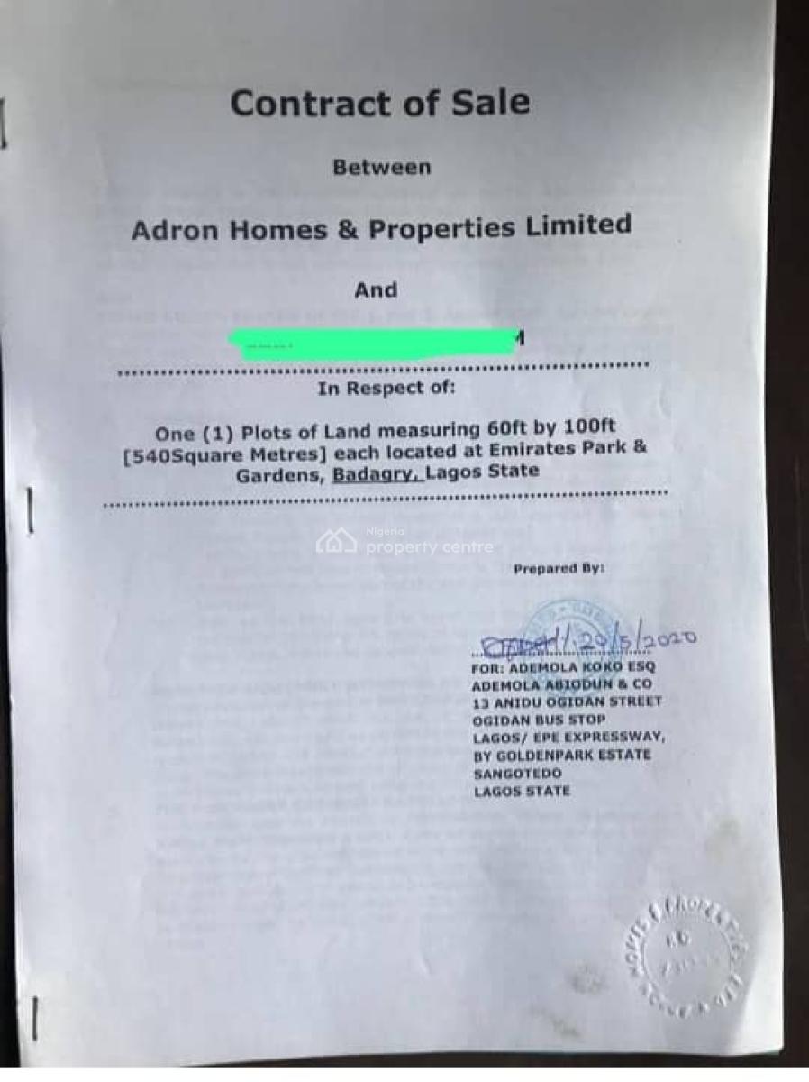 Distress Property, Near Lasu Foundation, Topo Idale, Badagry, Lagos, Residential Land for Sale