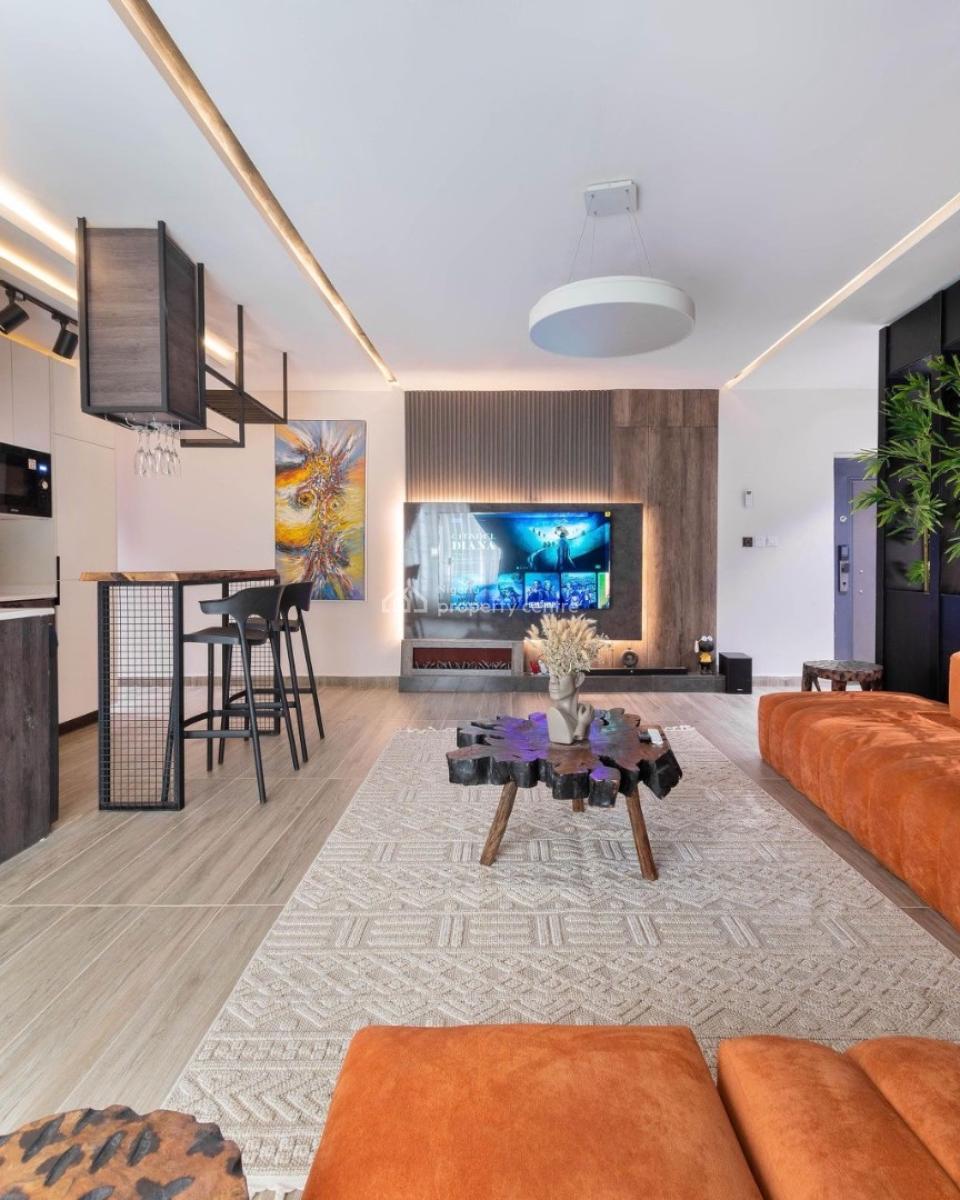 2 Bedrooms Furnished Apartment 5 Minutes Walk to The Beach, Ikate, Lekki, Lagos, Flat / Apartment Short Let